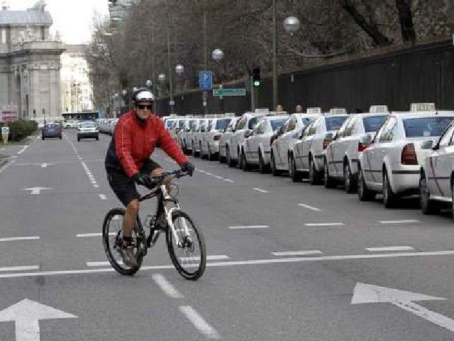 Ciclista - Dirección prohibida