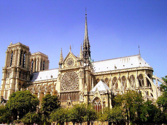 Paris - Catedral de Notre Dame - Vista general